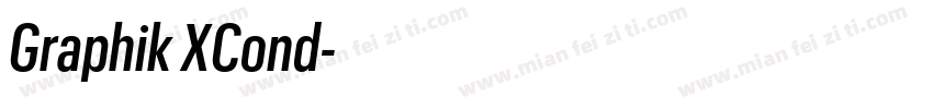 Graphik XCond字体转换